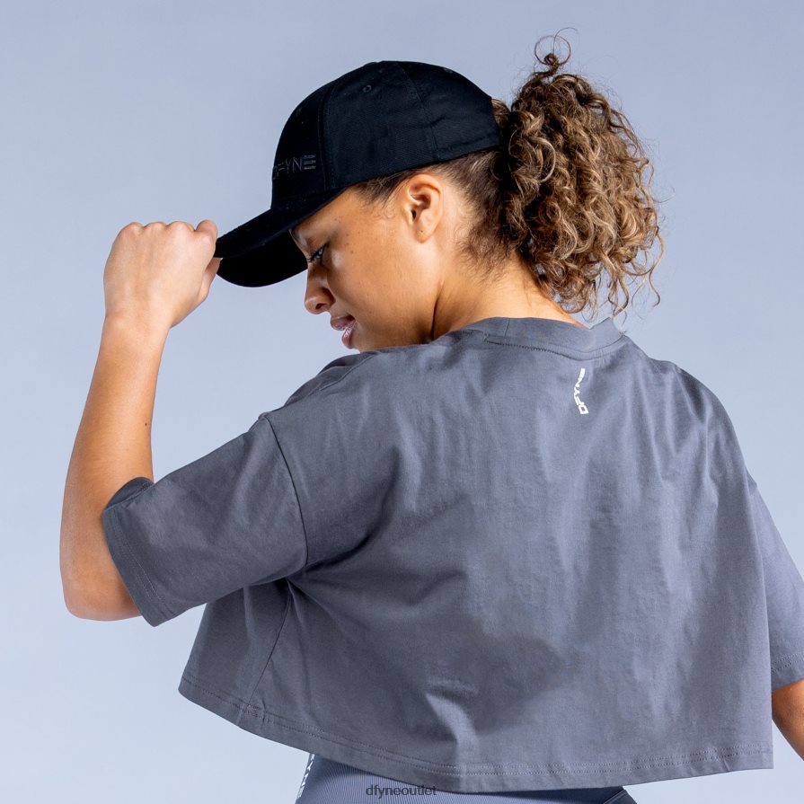 Dfyne Akcesoria czarny sygnowana czapka JFL26T127