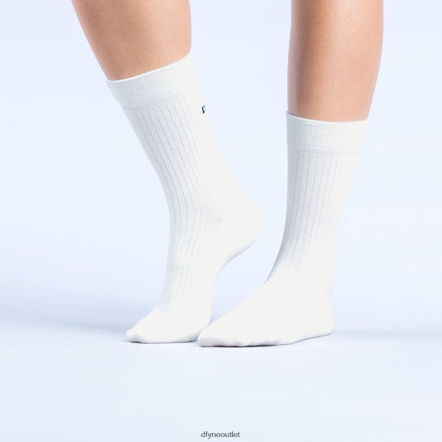 Dfyne Akcesoria złamana biel skarpetki Revive Crew 3 szt JFL26T80