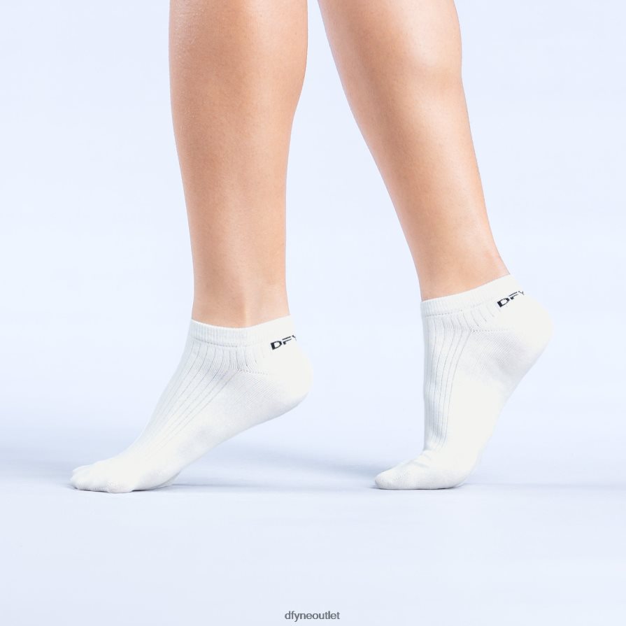 Dfyne Akcesoria złamana biel skarpetki do kostki Revive 3 szt JFL26T79