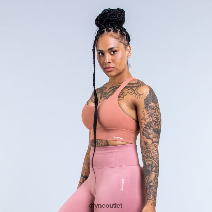 Dfyne najfatalniejszy cegła Biustonosz sportowy Origin zapewniający średnie wsparcie JFL26T103