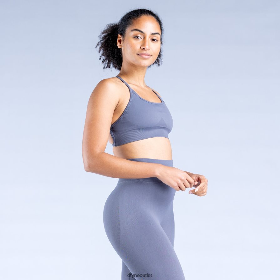 Dfyne najfatalniejszy ciemnoszary kamień dynamiczny biustonosz sportowy bez pleców 1 JFL26T18