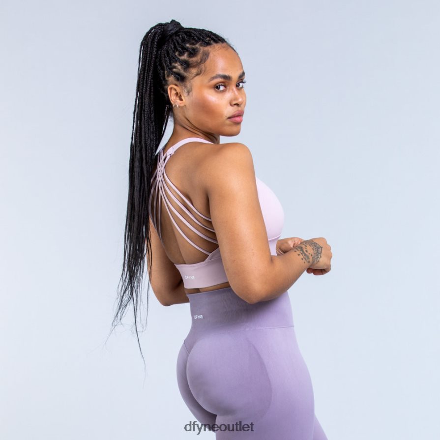 Dfyne najfatalniejszy dymny fiolet Biustonosz sportowy Origin zapewniający średnie wsparcie JFL26T102