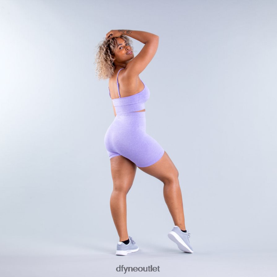 Dfyne najfatalniejszy fioletowy Biustonosz sportowy Valkyrie ze standardowym wsparciem JFL26T107