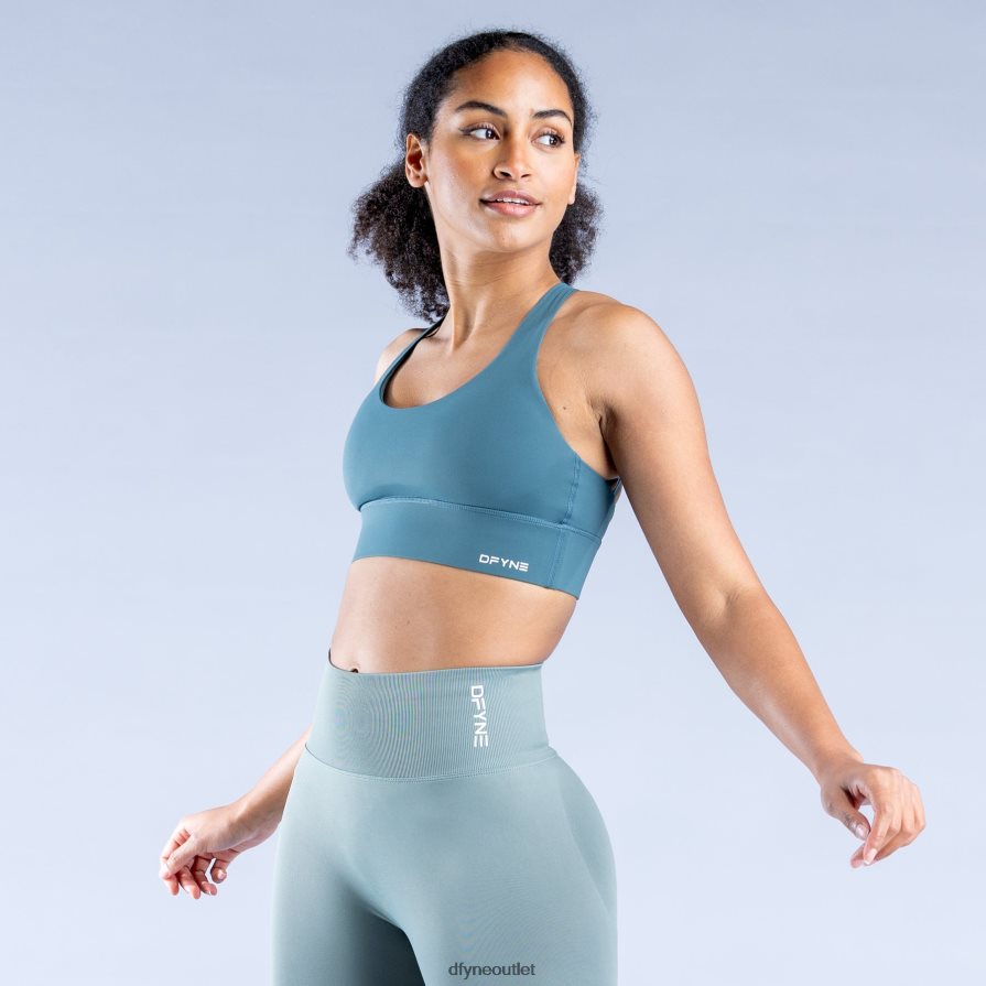 Dfyne najfatalniejszy głęboka zieleń biustonosz sportowy pochodzenia JFL26T22