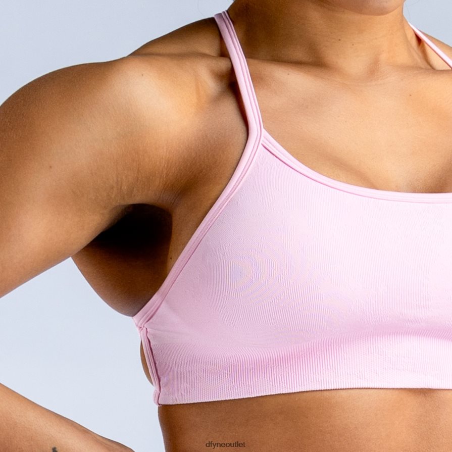 Dfyne najfatalniejszy jasny róż w kolorze różu Dynamiczny biustonosz sportowy bez pleców JFL26T155