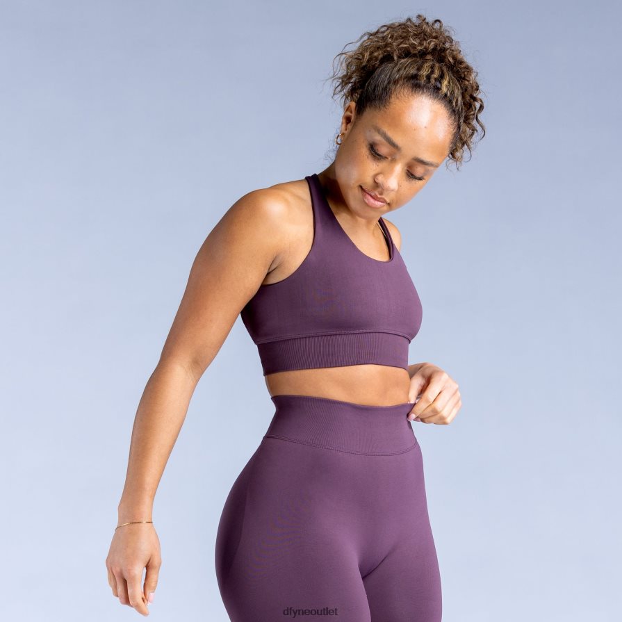 Dfyne najfatalniejszy śliwka idealna dynamiczny biustonosz sportowy JFL26T47