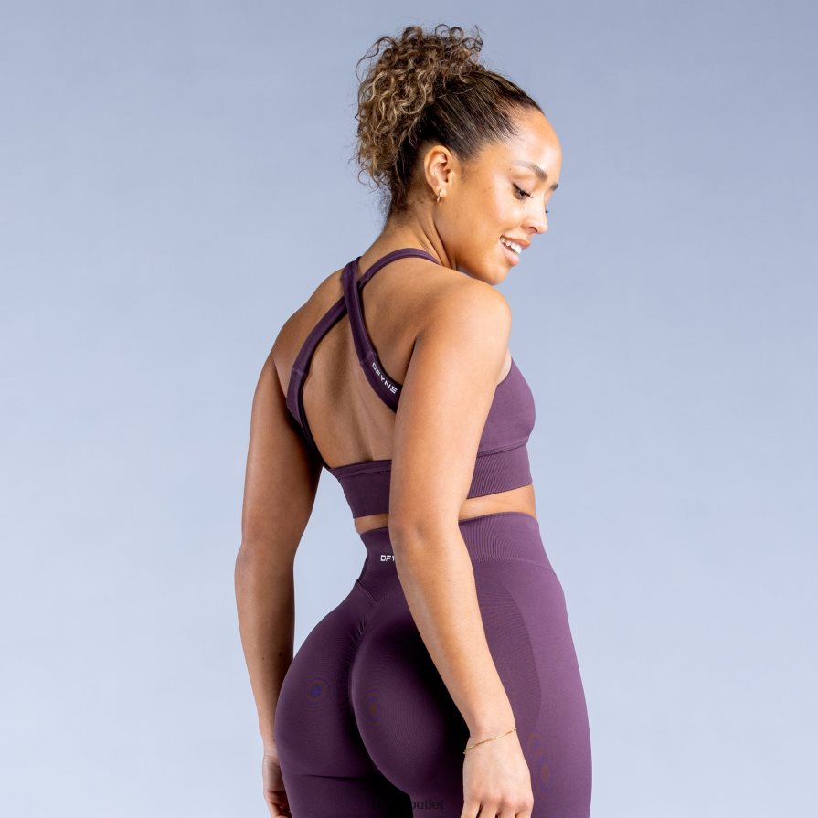 Dfyne najfatalniejszy śliwka idealna dynamiczny biustonosz sportowy JFL26T47