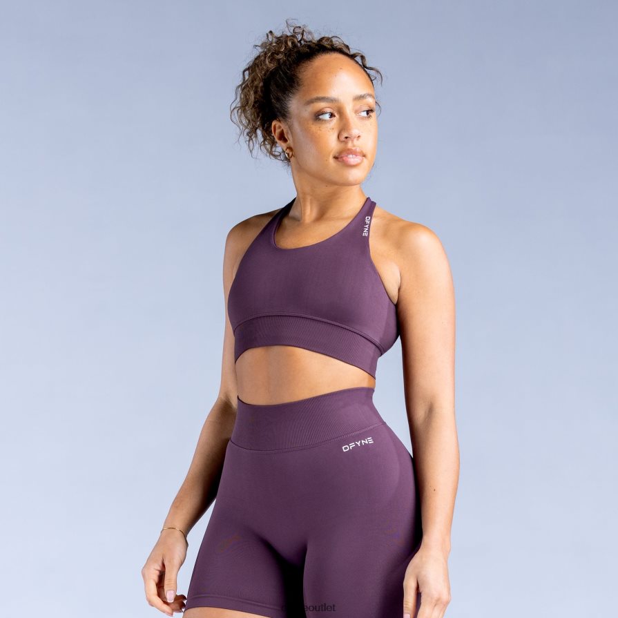 Dfyne najfatalniejszy śliwka idealna dynamiczny biustonosz sportowy JFL26T47