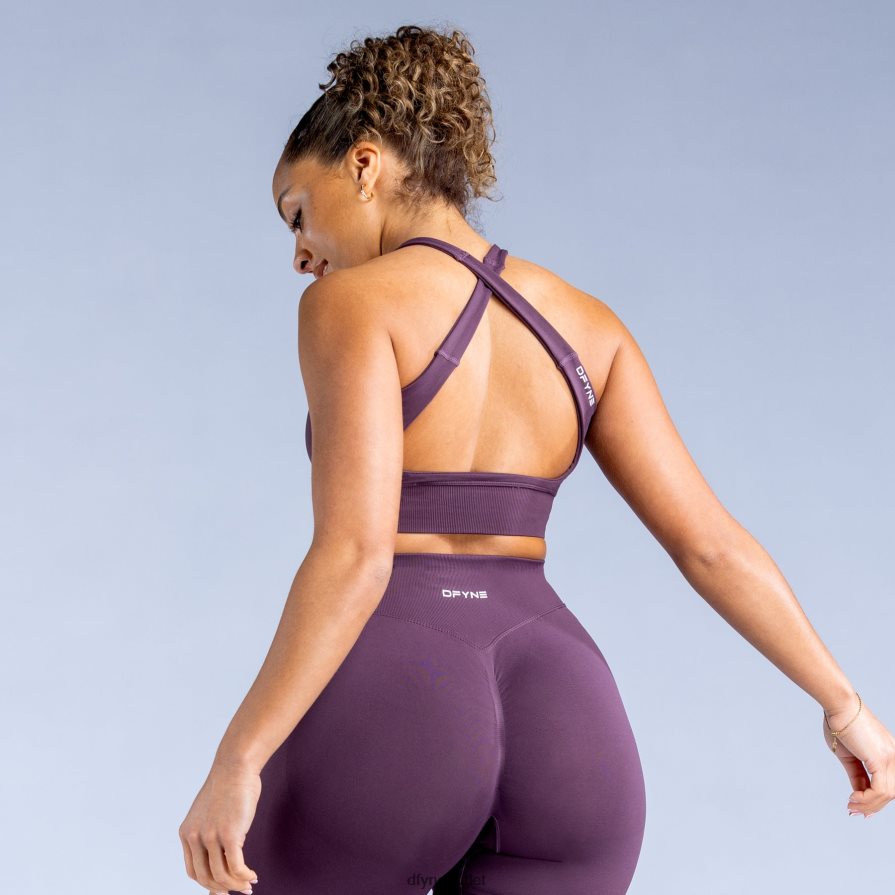 Dfyne najfatalniejszy śliwka idealna dynamiczny biustonosz sportowy JFL26T47