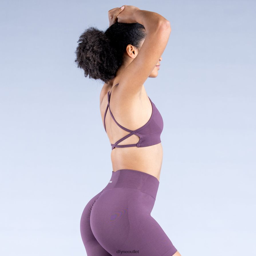 Dfyne najfatalniejszy śliwka idealna dynamiczny biustonosz sportowy bez pleców 2 JFL26T20