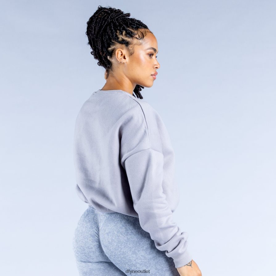 Dfyne najfatalniejszy kamienny szary Luksusowy sweterek Revive 2 JFL26T34