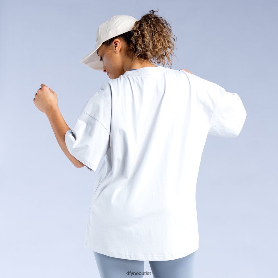 Dfyne najfatalniejszy lodowa szarość luxe revive oversize t JFL26T136