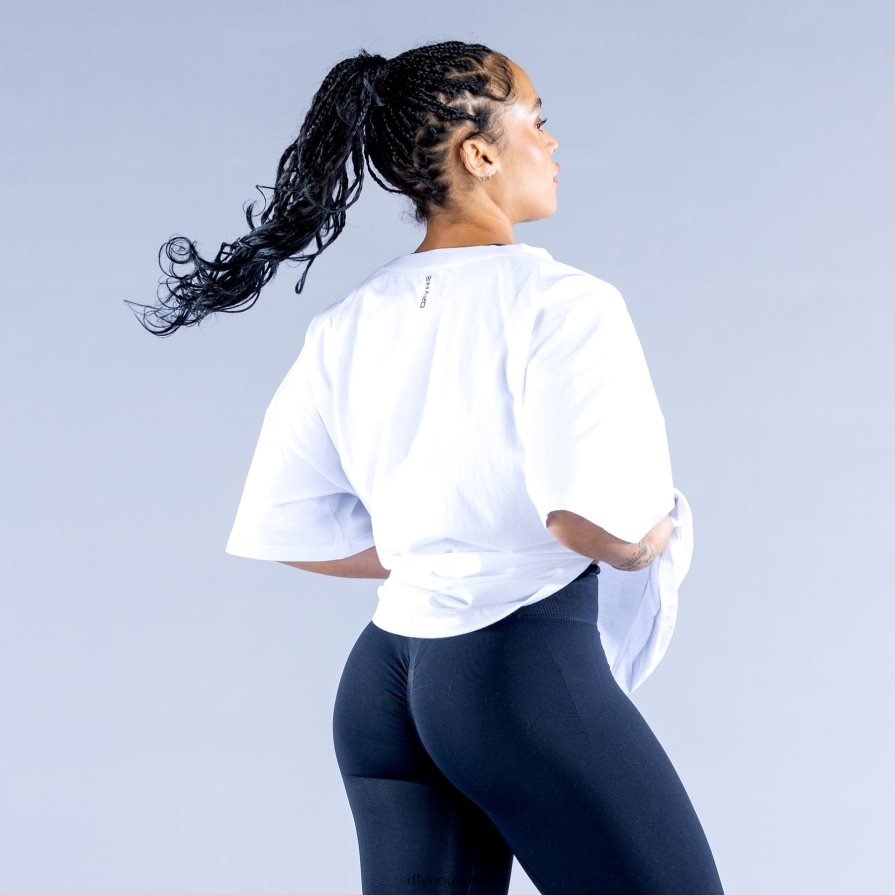 Dfyne najfatalniejszy olśniewająca biel luxe revive oversize t JFL26T125