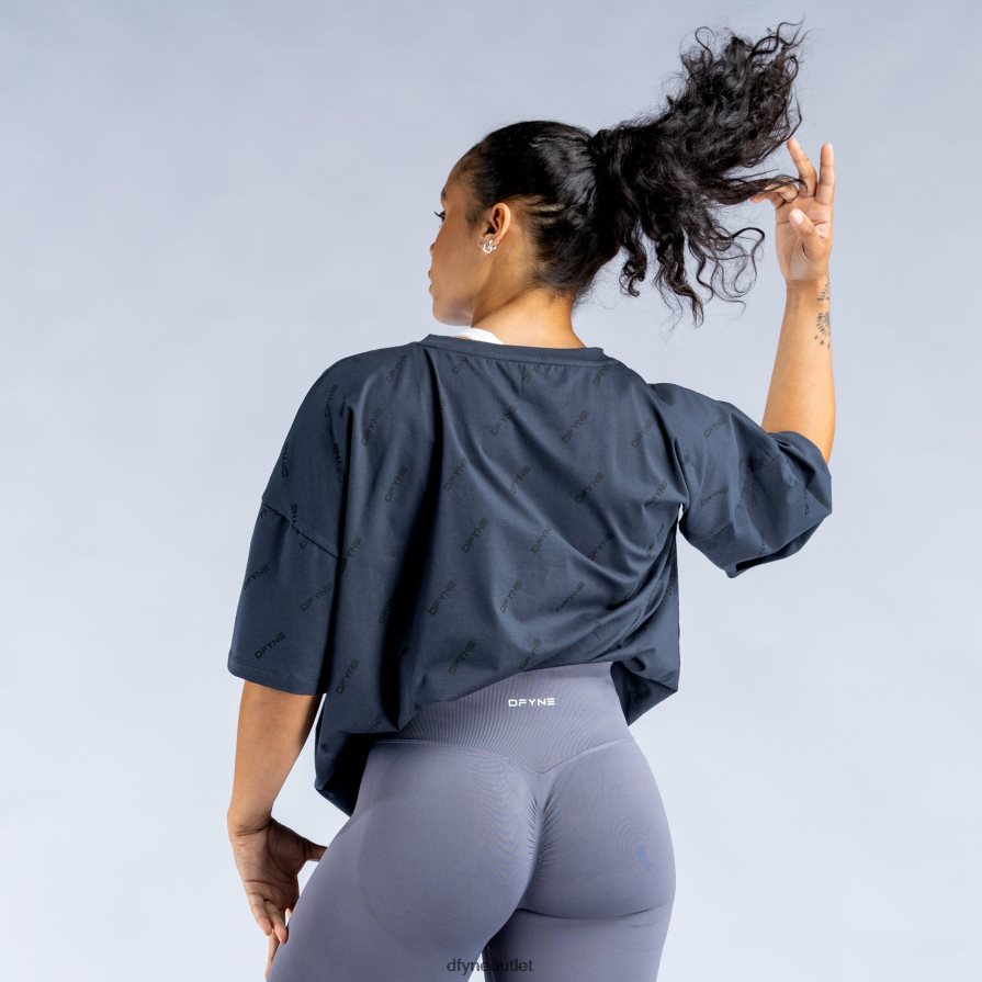 Dfyne najfatalniejszy łupkowo-szary revive charakterystyczny oversize t JFL26T50