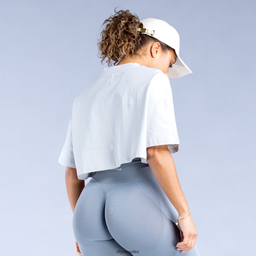 Dfyne odzież lodowa szarość krótki top ożywiający JFL26T132