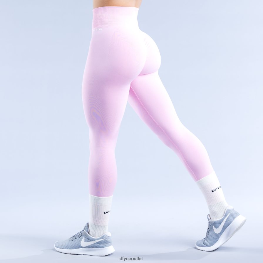 Dfyne statki jasny róż w kolorze różu legginsy dynamiczne 3 JFL26T4