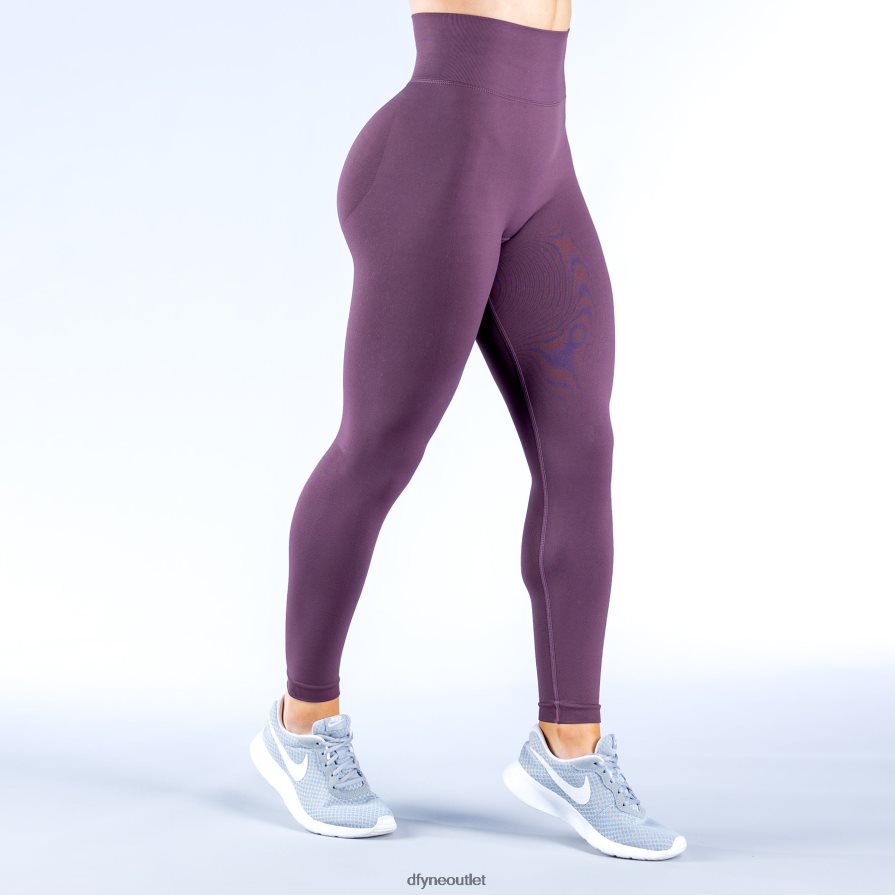 Dfyne statki śliwka idealna legginsy dynamiczne 3 JFL26T8