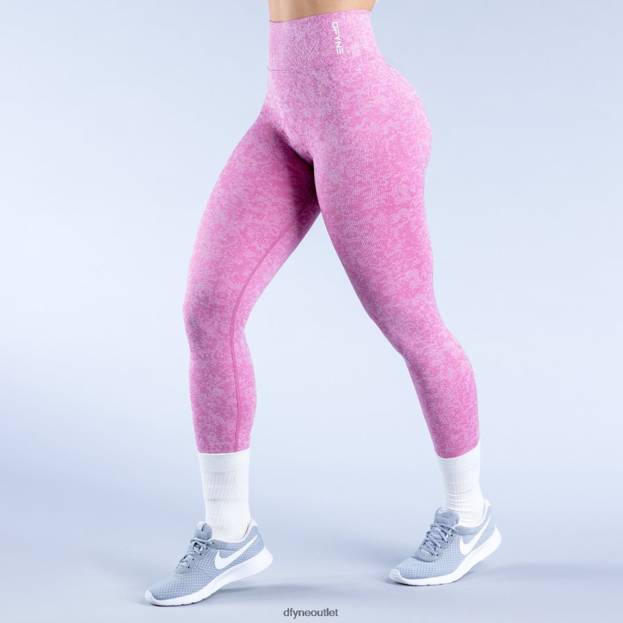 Dfyne statki miejski kamuflaż/ciemny róż ożywienie legginsów JFL26T38