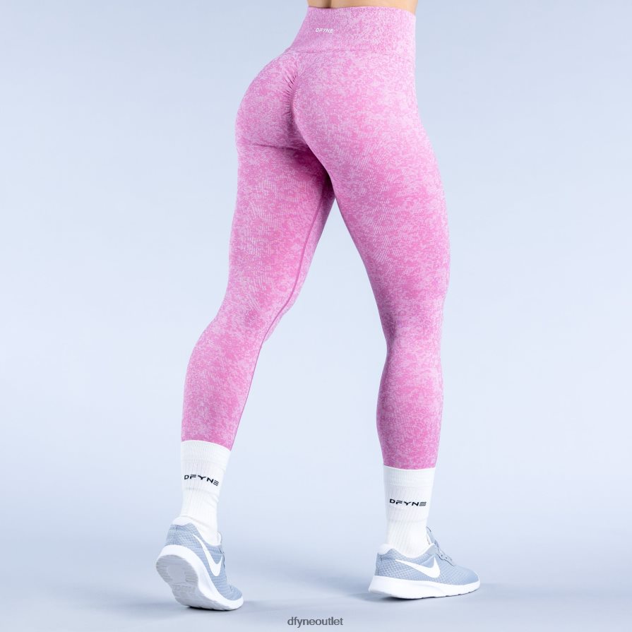 Dfyne statki miejski kamuflaż/ciemny róż ożywienie legginsów JFL26T38