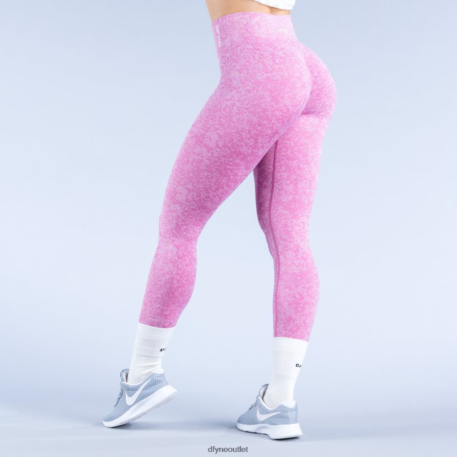 Dfyne statki miejski kamuflaż/ciemny róż ożywienie legginsów JFL26T38