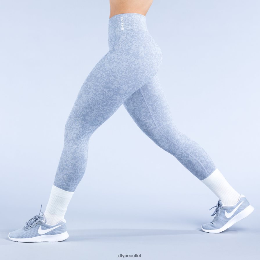 Dfyne statki miejski kamuflaż/lodowa szarość ożywienie legginsów JFL26T40