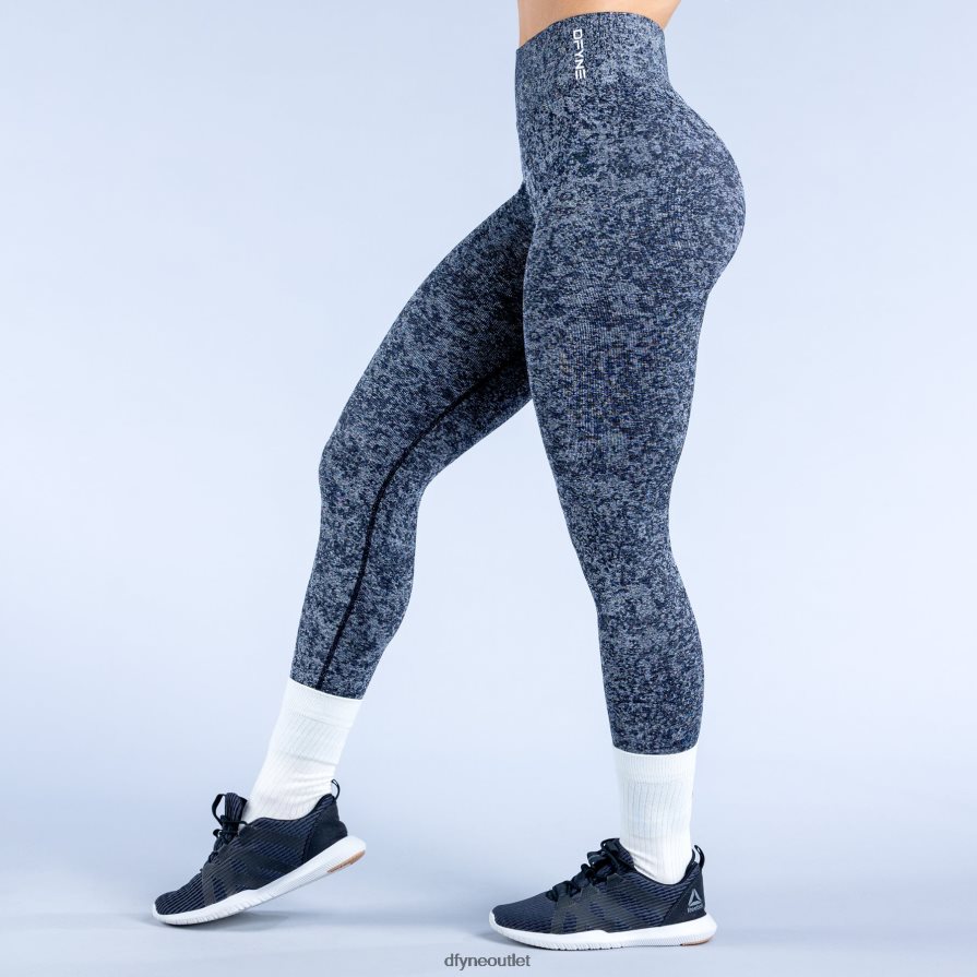 Dfyne statki miejski kamuflaż/północna czerń ożywienie legginsów JFL26T39