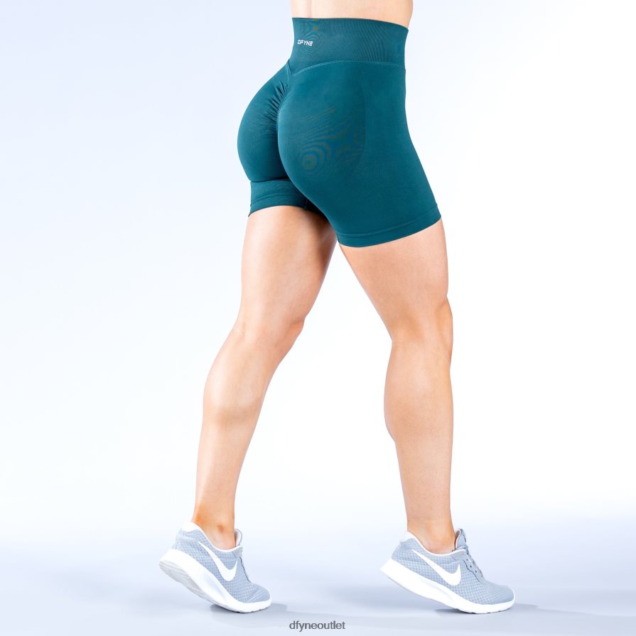 Dfyne statki ciemna szmaragdowa zieleń dynamiczne spodenki 4,5' 6 JFL26T9